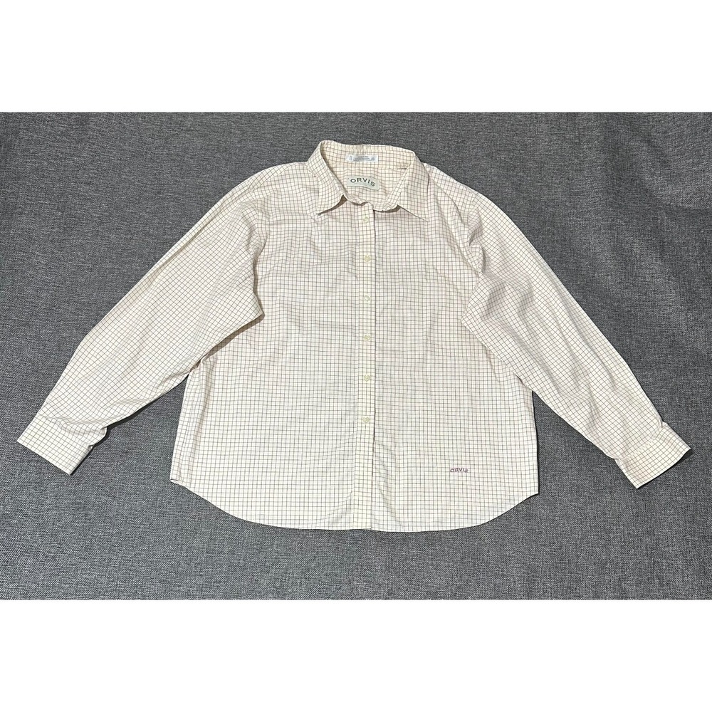 Orvis Women's 20 Tattersall Pattern Long Sleeve Shirt